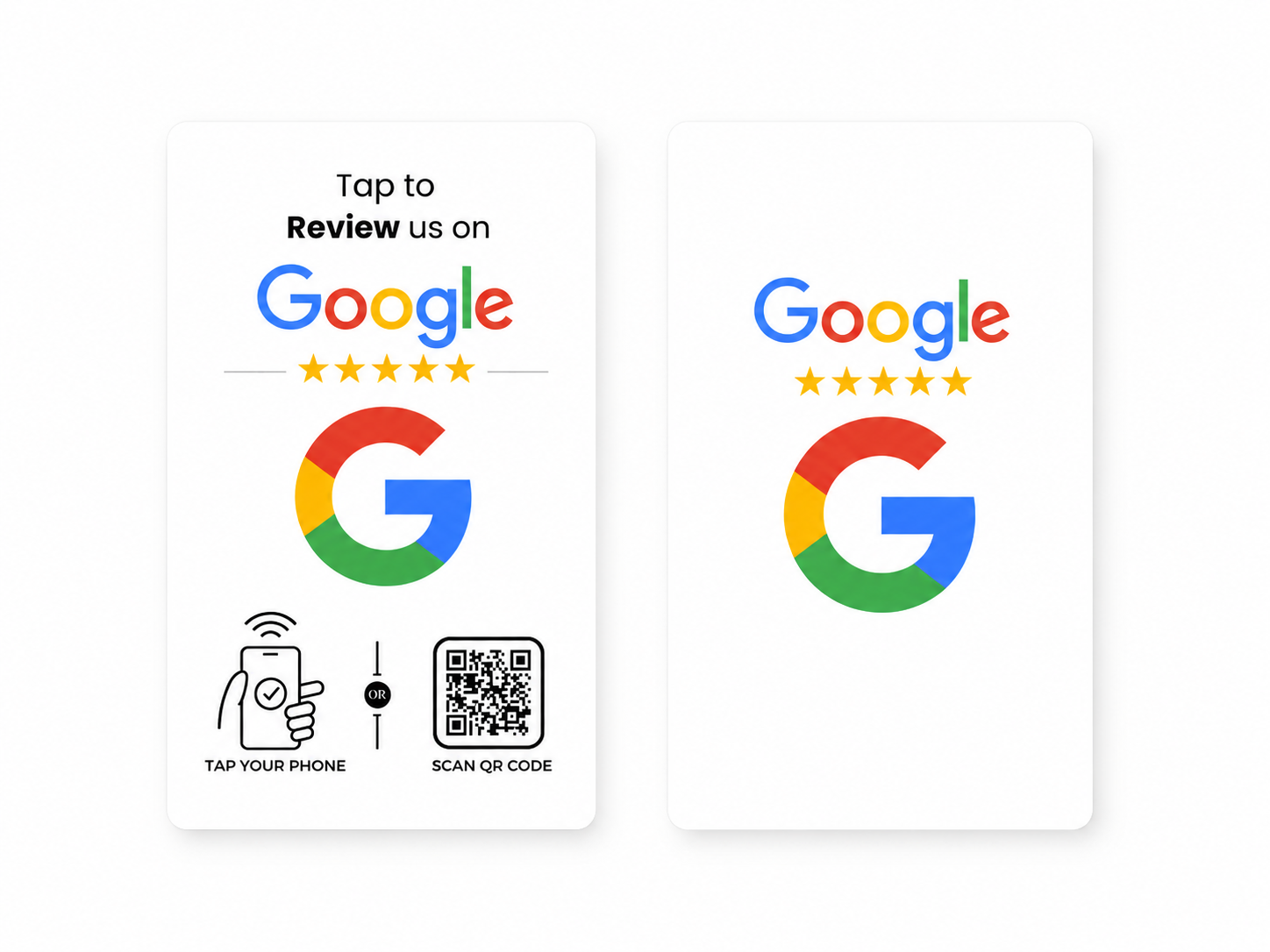 Thẻ NFC + QR Google Review